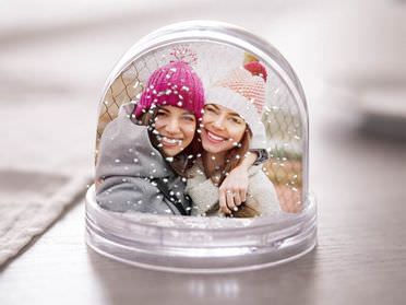 Boule &agrave; neige avec photo Baume-les-Dames