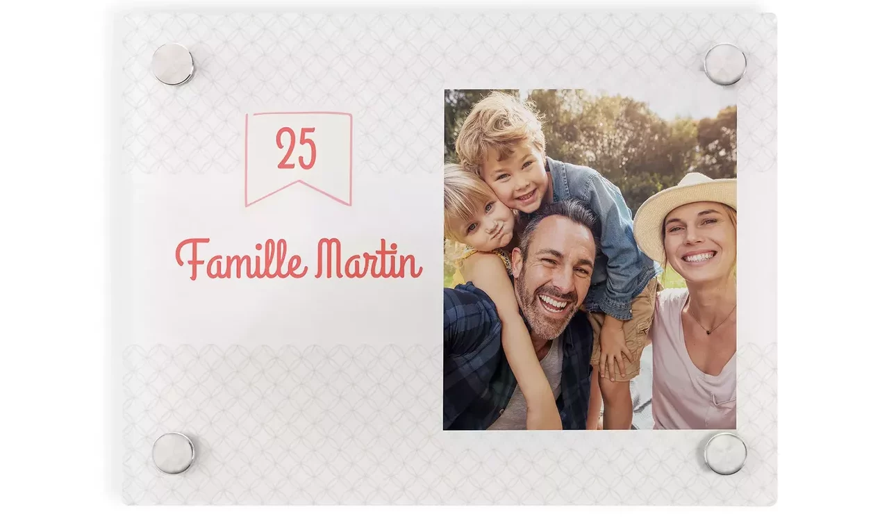 Plaque de porte avec photo Valentigney